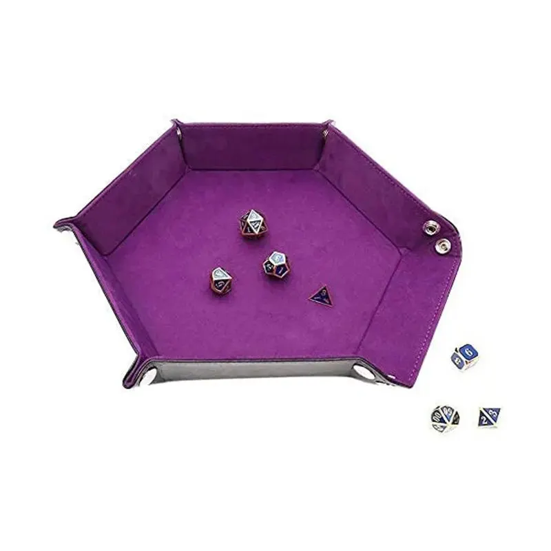 Gaming Accessories Box - 1pc Hexagonal Dice Tray and Miscellaneous