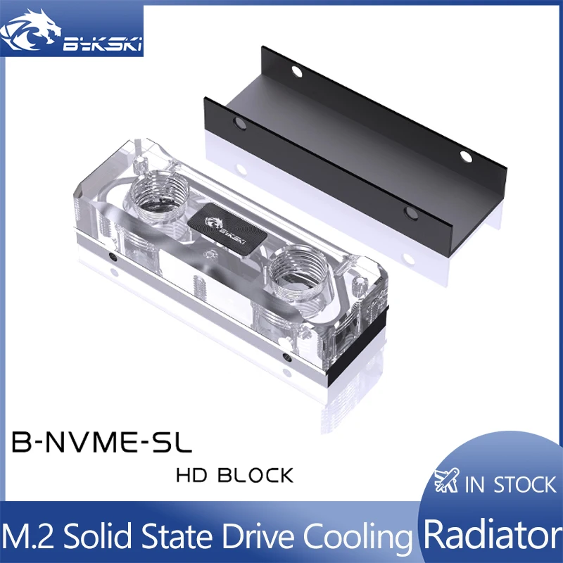 M2 Heatsink Cooler - Bykski Water Block for 2280 /22110