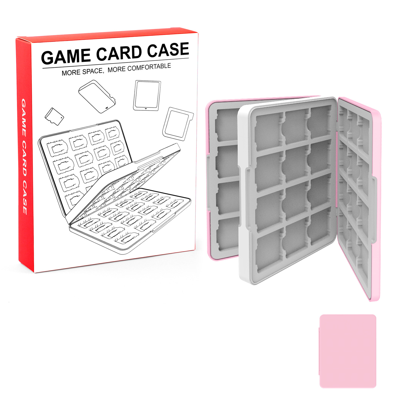 Gaming Accessories Box - 48 In 1 Game Card Memory