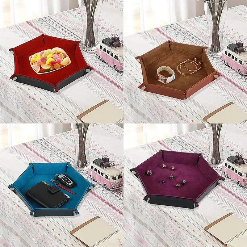 1pc Hexagonal Dice Tray and Mi - Gaming Accessories Box 评论和价格