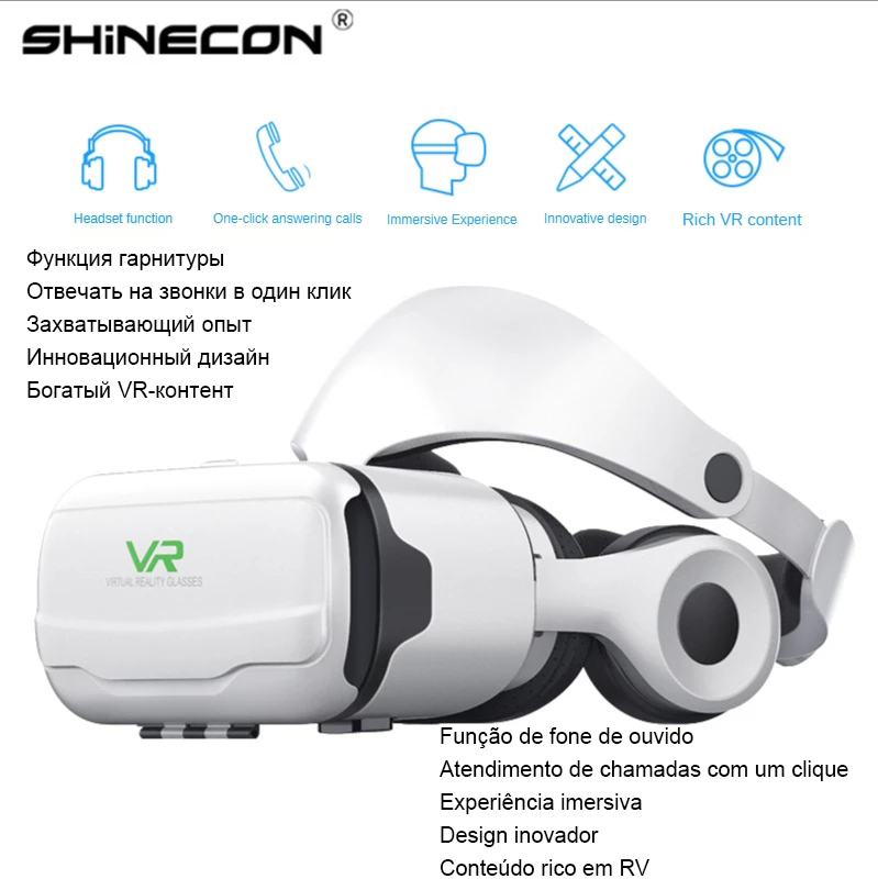 VR Glasses Virtual Reality 3D  - Gaming Accessories For Phone 评论和价格