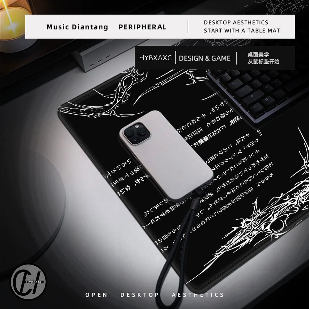 Black White Cybersigilism Desk - Gaming Accessories White 评论和价格