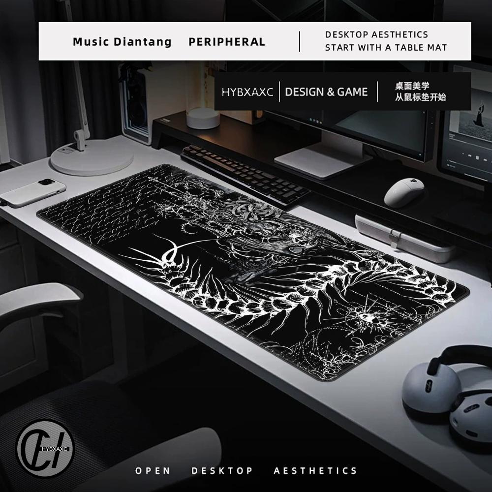 Black White Cybersigilism Desk - Gaming Accessories White 评论和价格