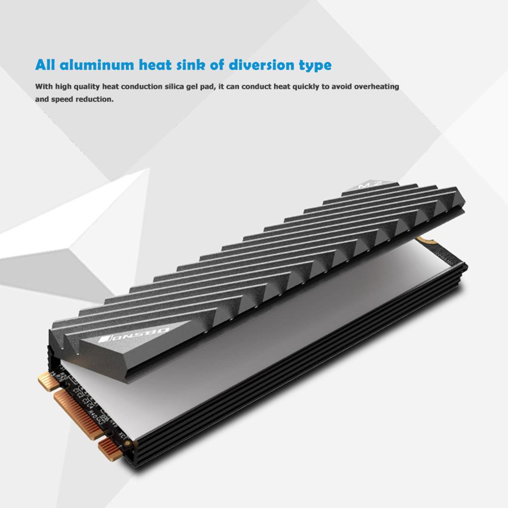 Jonsbo M2 2280 SSD Aluminum He - M2 Heatsink Cooler 评论和价格