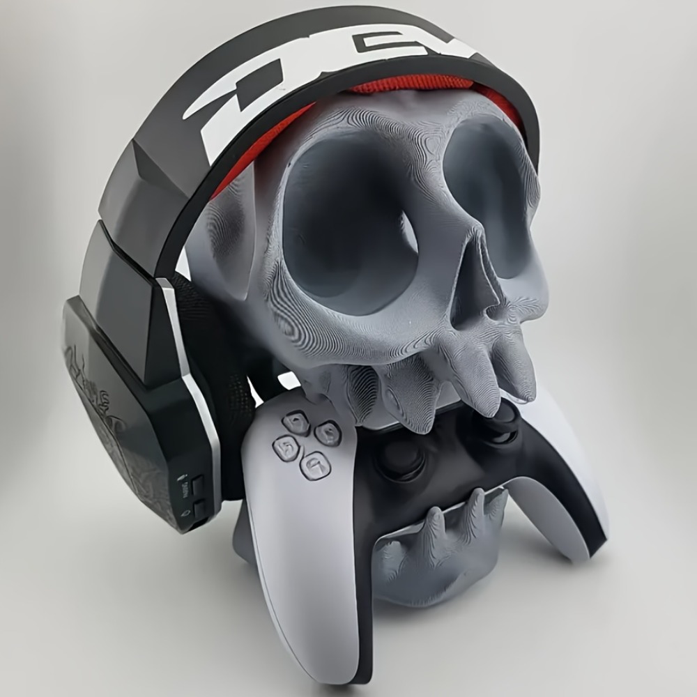 Skull Shaped Controller Stand  - Gaming Headphone Accessories 评论和价格