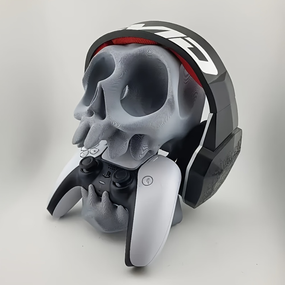 Skull Shaped Controller Stand  - Gaming Headphone Accessories 评论和价格