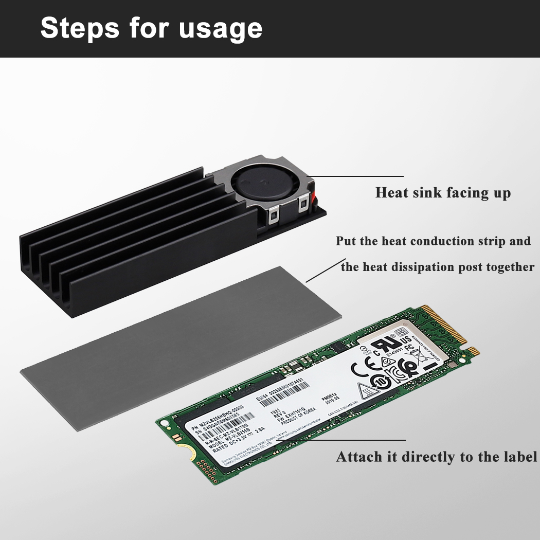 Gdstime M.2 2280 22110 Solid S - M2 Heatsink Cooler 评论和价格