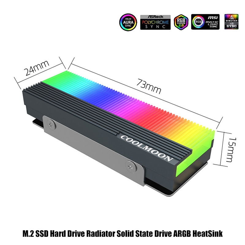 5V 3Pin ARGB AURA SYNC Compute - M2 Heatsink Cooler 评论和价格