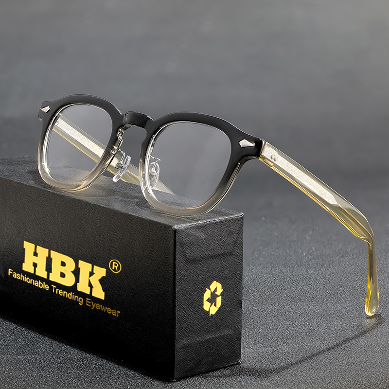 HBK Retro Oval Glasses Frames  - Gaming Accessories Men 评论和价格