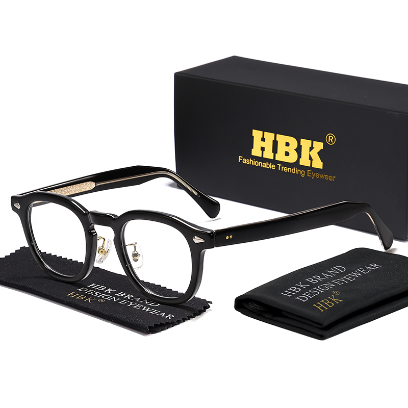 HBK Retro Oval Glasses Frames  - Gaming Accessories Men 评论和价格