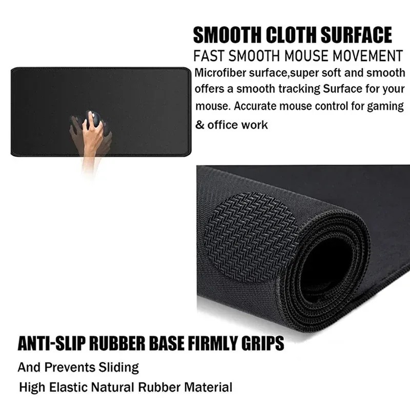 White Large Mouse Pad Carpet S - Gaming Accessories White 评论和价格