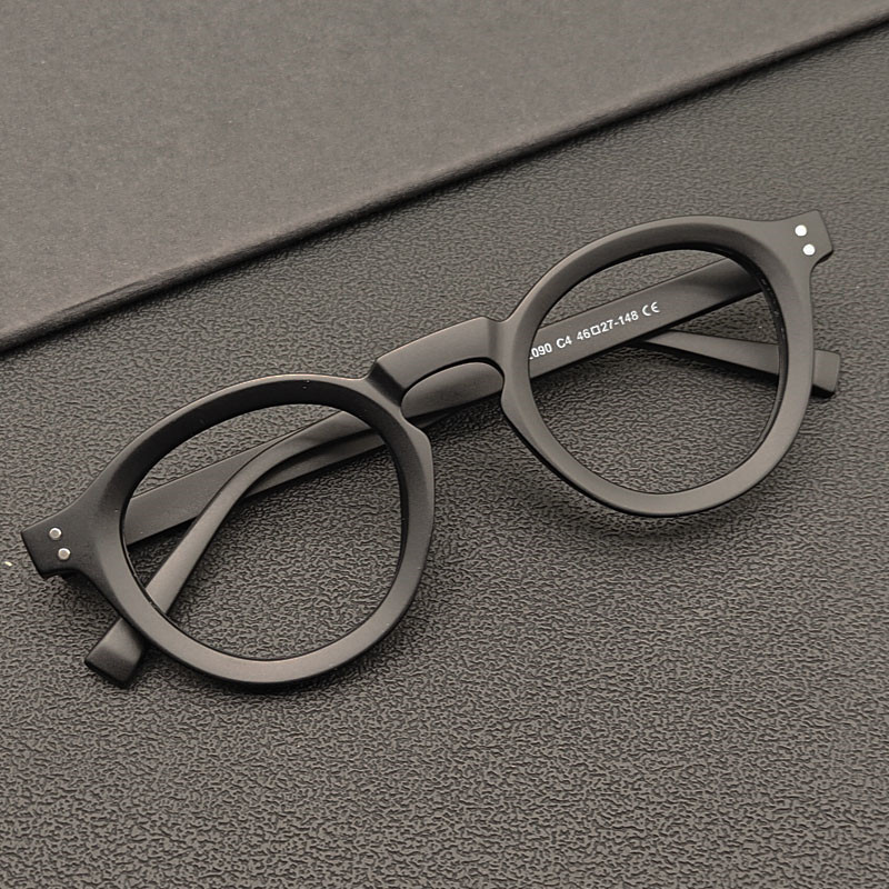New Retro Round Glasses Frame  - Gaming Accessories Men 评论和价格