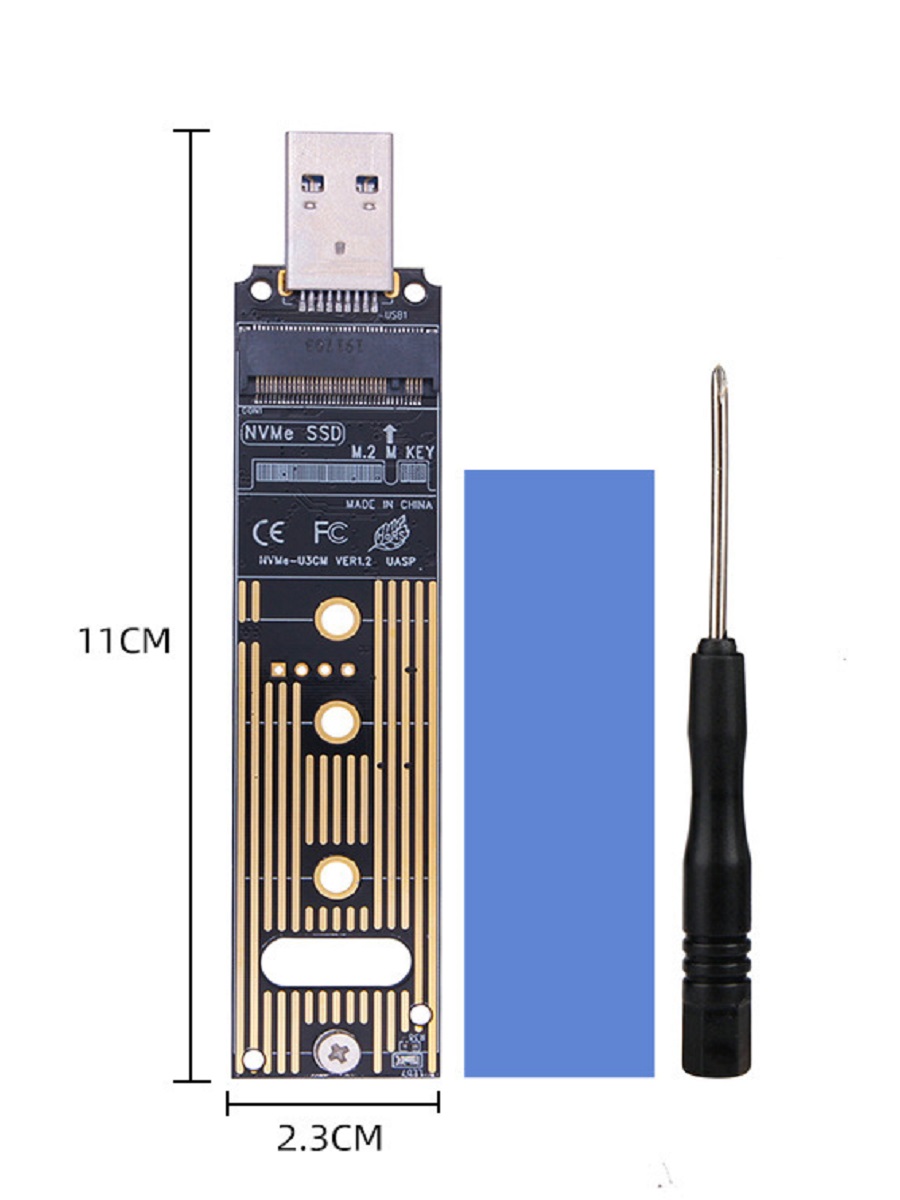 M2 NVMe SSD Enclosure 10Gbps P - M2 Heatsink Cooler 评论和价格