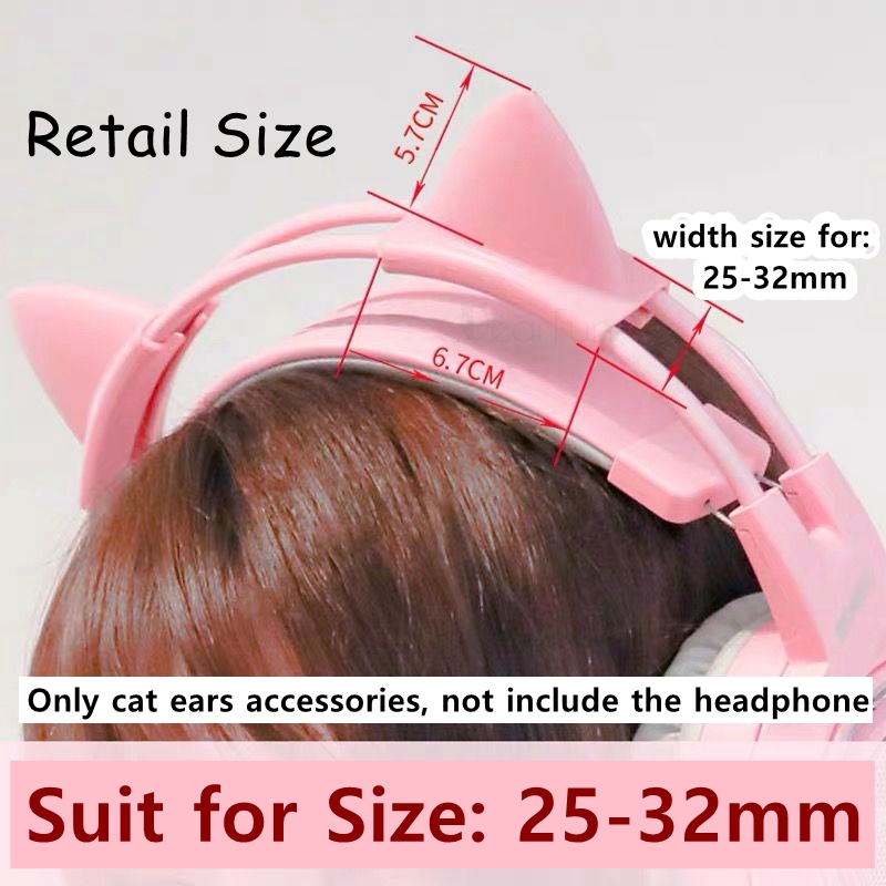 Pink Silicone Cat Ears Pendant - Gaming Accessories Kawaii 评论和价格