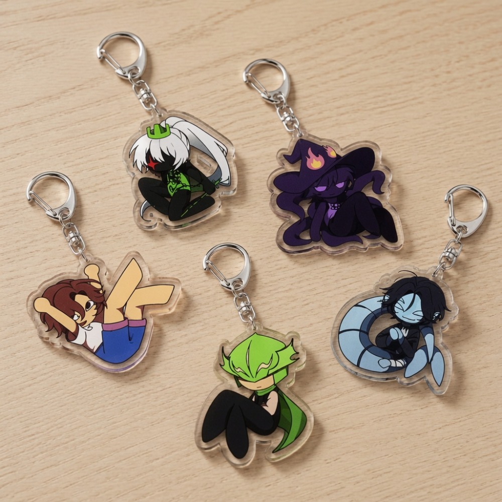 Cute Cartoon Chibi Keychains A - Gaming Accessories Deals 评论和价格