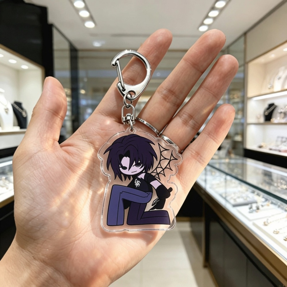 Cute Cartoon Chibi Keychains A - Gaming Accessories Deals 评论和价格